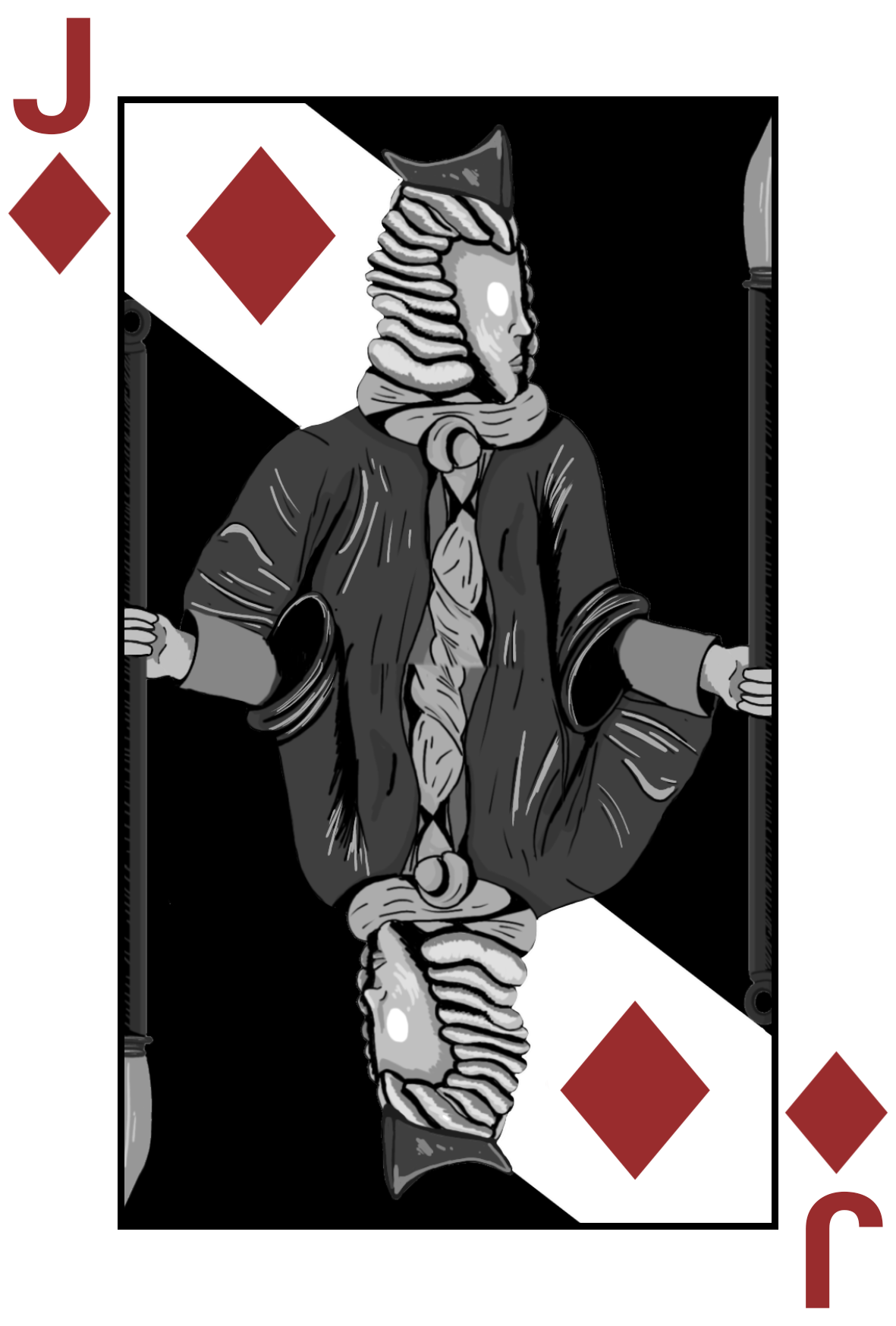 Noir Deck jack of diamonds